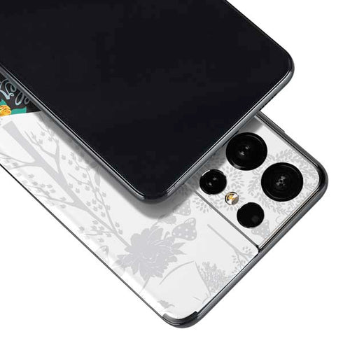 Disney Alice in Wonderland (animated) Silhouette Curiouser and Curiouser Galaxy S21 Ultra 5G Skin